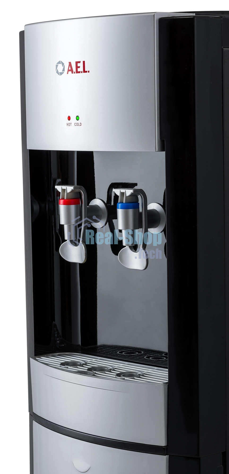 Кулер AEL LD-AEL-28 напольный электронный черный/серебристый