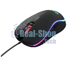 Мышь проводная Oklick GMNG 723GM черный, 3200 dpi, USB, кнопки - 6