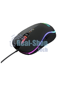 Мышь проводная Oklick GMNG 723GM черный, 3200 dpi, USB, кнопки - 6