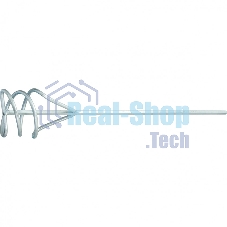 Венчик для миксера Сибртех из оцинкованной стали d 80мм, 450мм для красок и штукатурки