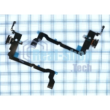 Шлейф разъема питания для iPhone XS Max черный