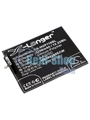 Аккумулятор CameronSino CS-HUP110SL HB386280ECW для Huawei Honor 93.82V, 3200mAh, 12.22Wh