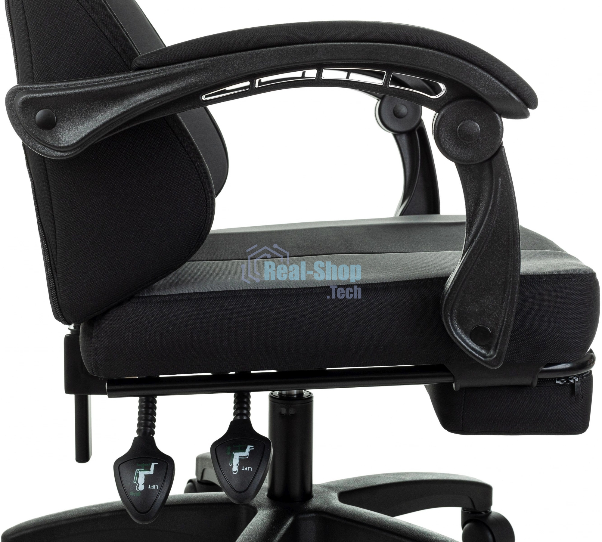 Кресло игровое Zombie Weaver черный/серый