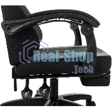 Кресло игровое Zombie Weaver черный/серый