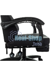 Кресло игровое Zombie Weaver черный/серый