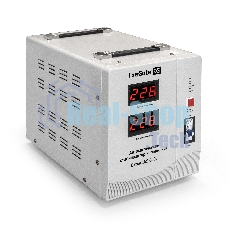 Стабилизатор напряжения ExeGate Expert AS-3000 (3000ВА, вход 140...260В, двойная цифр. индикация вход/вых. напряжения, выход 220В±8%, КПД 98%, 5 уровней защиты, метал. корпус, клем.колодка, RTL)