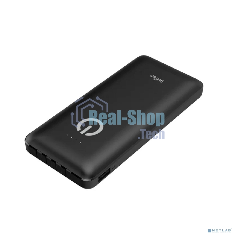 Портативный аккумулятор Powerbank Perfeo ABSOLUTE 10000mah In Micro usb,USB /Out USB,Micro usb,Type-C,Lightning, 2.1А/ черный (PF_B4878)