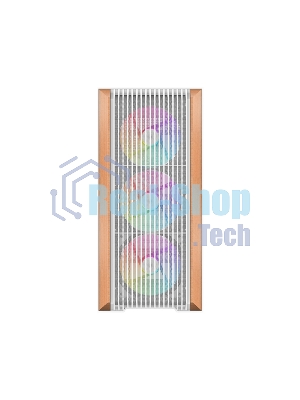 Компьютерный корпус без блока питания SAMA Z60 белый, Midi-Tower, TG, 4x140мм ARGb, 2xUSB 3.0 + 1xUSB 3.1 Type-C, E-ATX, ATX, mATX, mITX белый