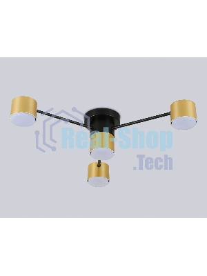 Потолочный светильник Ambrella light FL51722/4 BK/GD черный/золото GX53/4 max 12W 645*135