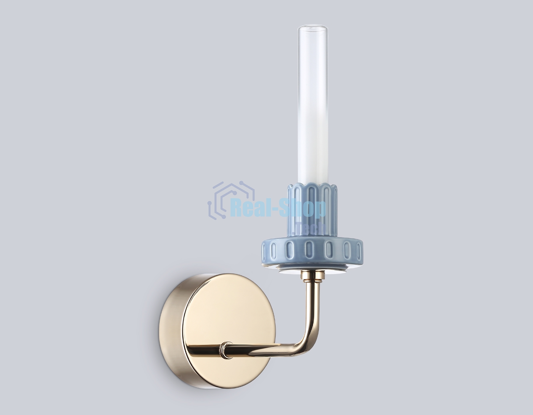 Светильник Ambrella light LH53128 GD/WH/GB золото/белый/серо-синий 2W 3000K 100*190*290