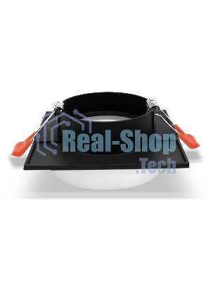 Светильник Ambrella light TN1316 SBK/FR черный песок/белый матовый GU5.3 92*92*45
