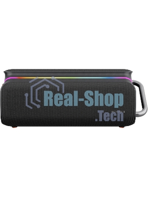 Колонка портативная Ural Молния Бит черный 420W 1.1 BT/3.5Jack/USB-C 10м 8000mAh (без.бат)