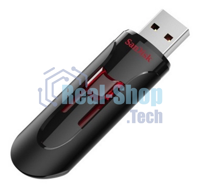 Флешка USB SanDisk CZ600 Cruzer Glide (SDCZ600-256G-G35), 256Gb, USB 3.0, R/W 100/20, черный