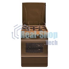 Плита газовая Gefest ПГ 1200 С6 К19 коричневый, конфорок 4 шт, духовка 63 л, 60 см x 85 см x 60 см