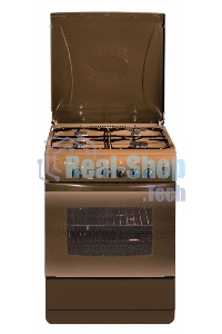 Плита газовая Gefest ПГ 1200 С6 К19 коричневый, конфорок 4 шт, духовка 63 л, 60 см x 85 см x 60 см