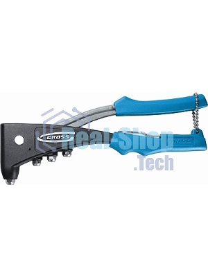 Заклепочник литой усиленный Gross 40403 заклепки 2,4-4,8 мм