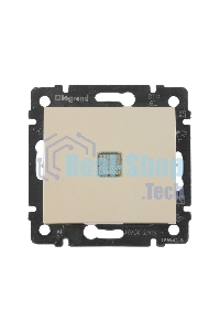 Переключатель Legrand 774326 Valena 2напр 10A с подсв, сл. кость