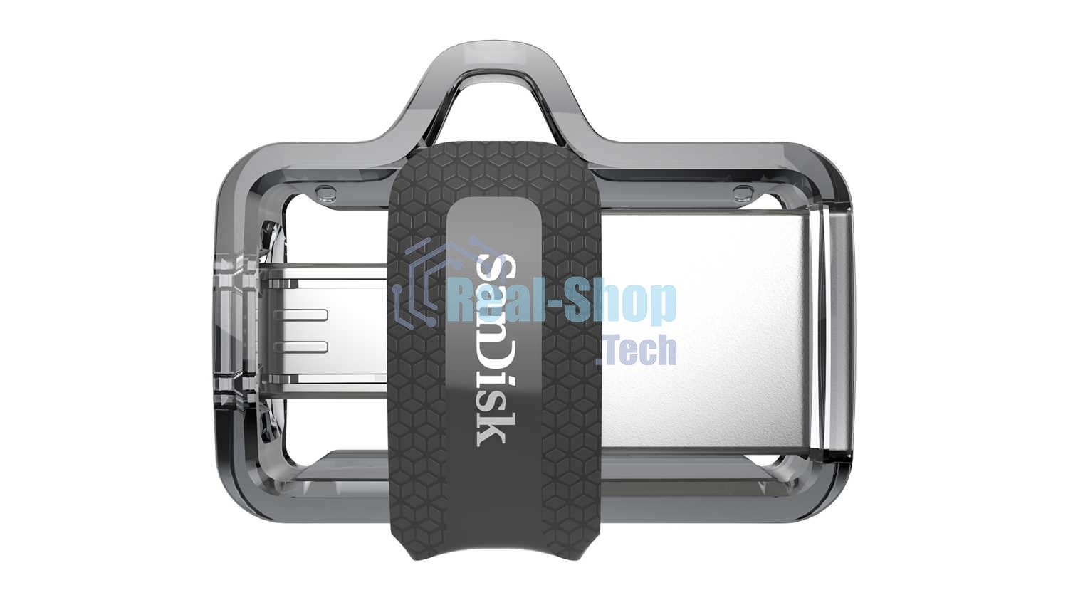 Флешка USB 64 Gb SanDisk Ultra Android Dual OTG, m3.0/USB 3.0, черный