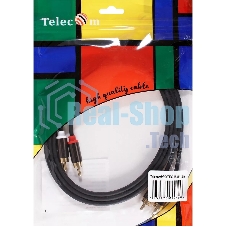 Кабель соединит 2xRCA (M) - 2xRCA (M),1.5m, TelecomPRO TAV7158M-1.5M