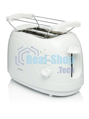 Тостер Polaris PET 0702L белый, 750 Вт, 2 слота