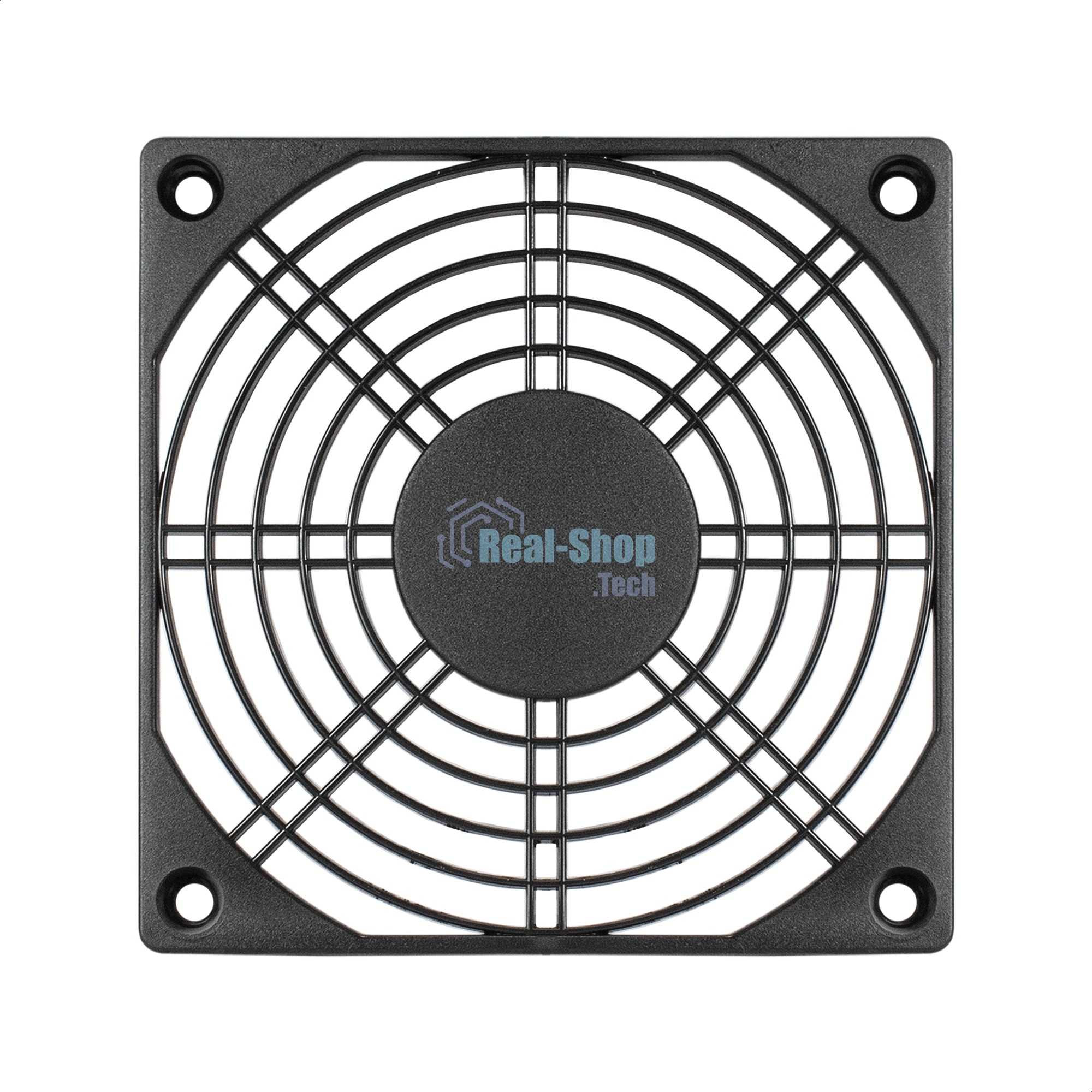 Решетка для вентилятора 120x120 ExeGate EG-120PSB (120x120 мм, пластиковая, квадратная, черная)