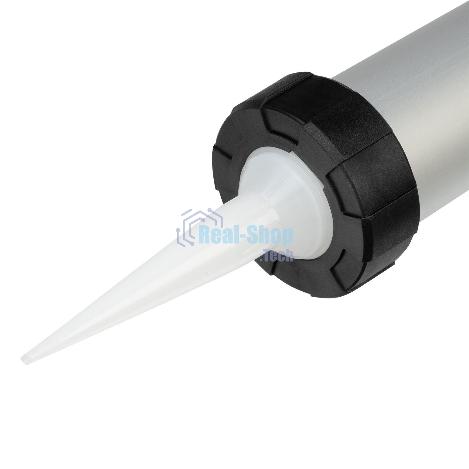 Пистолет для герметика Sparta 400мл ''закрытый'' алюминиевый корпус круглый шток 8 мм