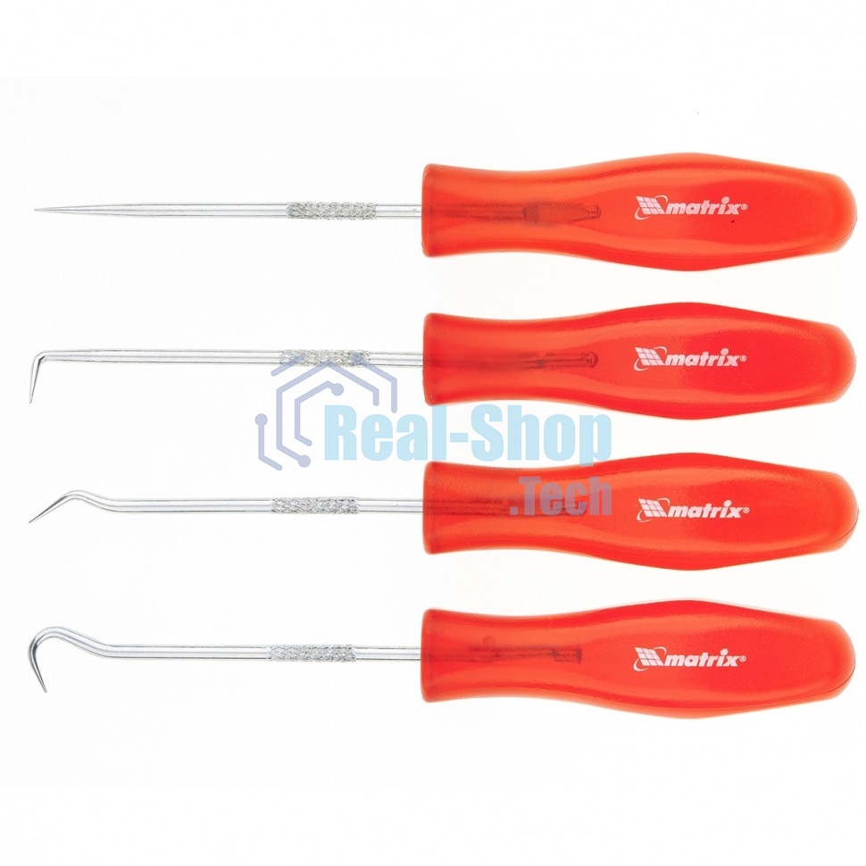 Набор крюков Matrix для слесарных работ, 4 шт.