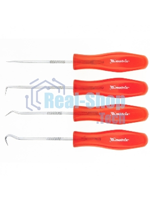 Набор крюков Matrix для слесарных работ, 4 шт.