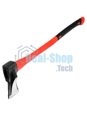 Топор-колун Matrix с клиновидным полотном 3000 г, фибергласовое обрезиненное топорище 900 мм