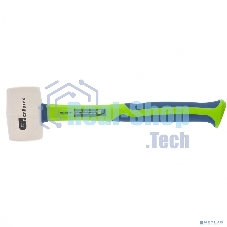 Киянка резиновая Сибртех, 450г, белая резина, фибергласовая рукоятка