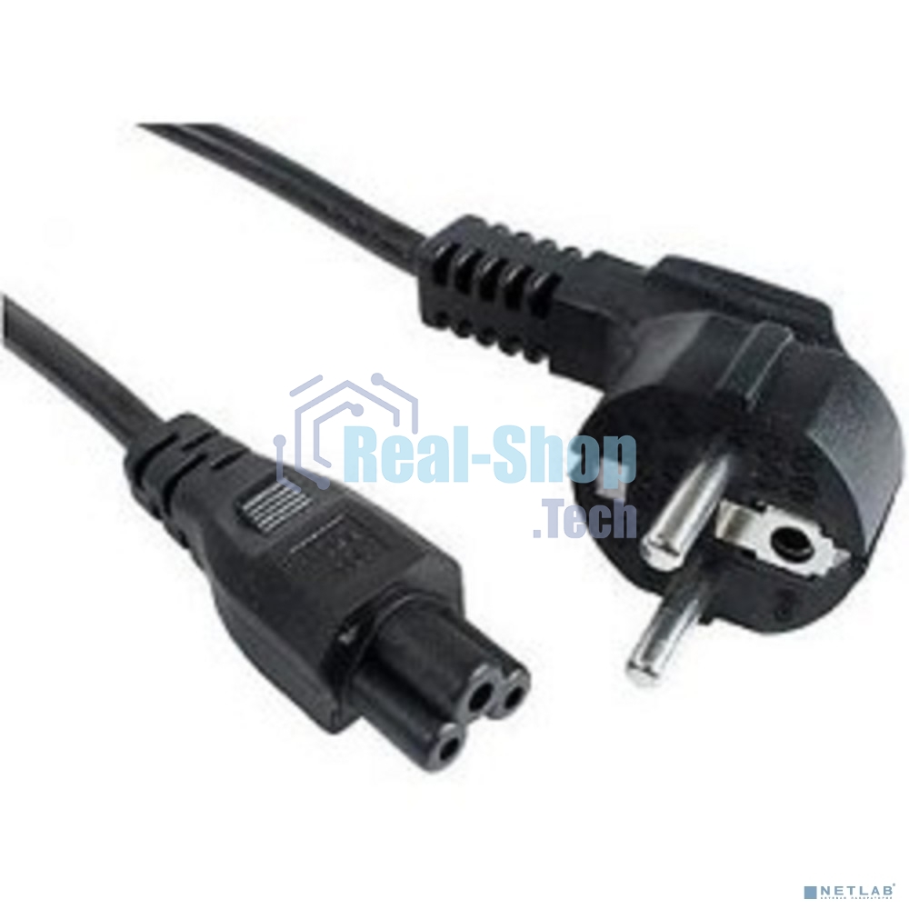 Кабель питания для ноутбуков Gembird/Cablexpert, 3м, Schuko- C5, 10А (PC-186-ML12-3M)