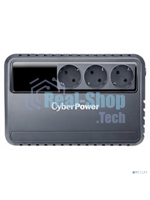 Источник бесперебойного питания CyberPower BU600E/600 ВА/360 Вт/3 х CEE 7 (евророзетка)