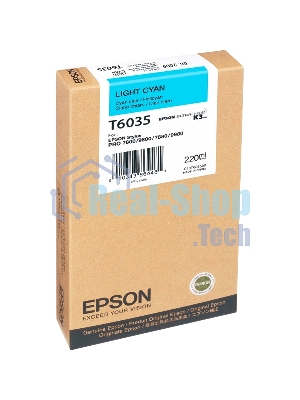 Картридж струйный Epson C13T603500 светло-голубой для Epson St Pro 7800/9800/7880/9880 (220мл)