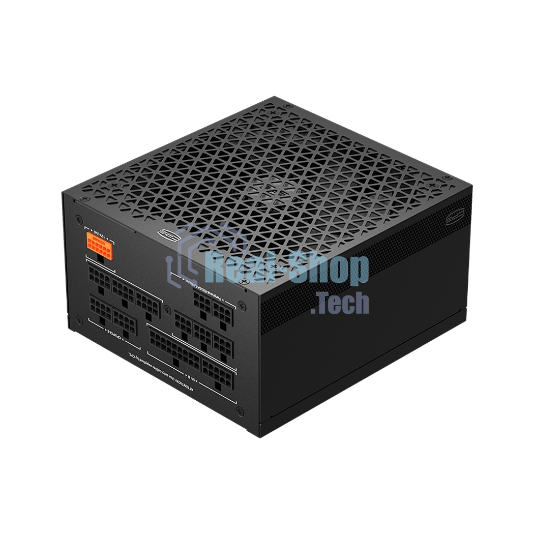 Блок питания PCCooler P5-YS850-G1F, 850Вт, 80 PLUS Gold, 135мм, модульный, черный