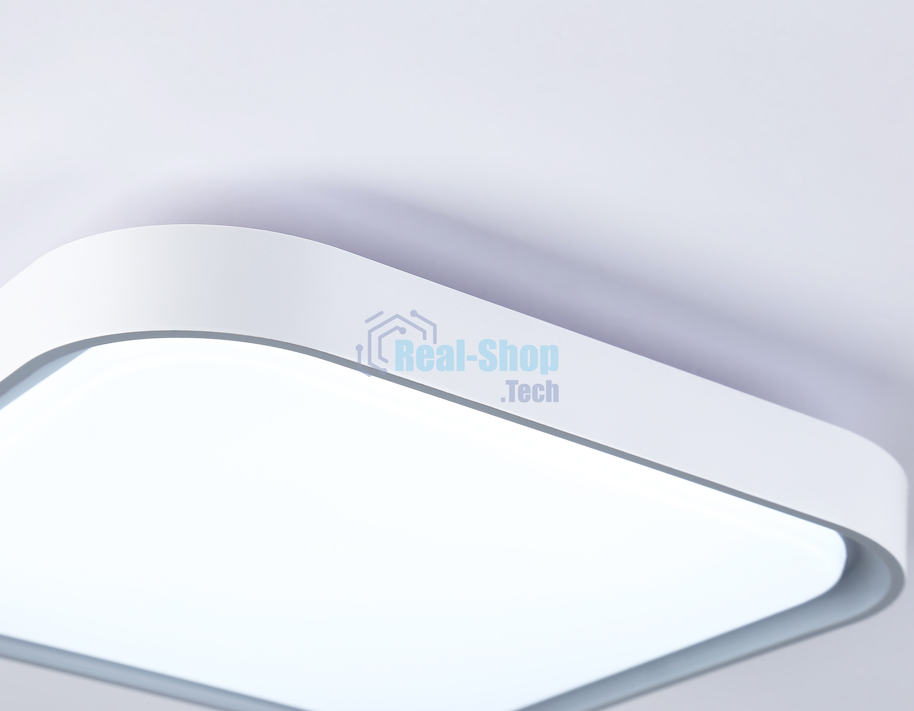 Потолочный светодиодный светильник Ambrella light FZ1256 WH/GR белый/серый 27W 5000K 350*350*60 (Без ПДУ)