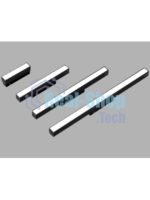 Трековый линейный светильник Ambrella light GL8065 BK черный IP20 36W 3000-6000K 220V 120° 800*25*41
