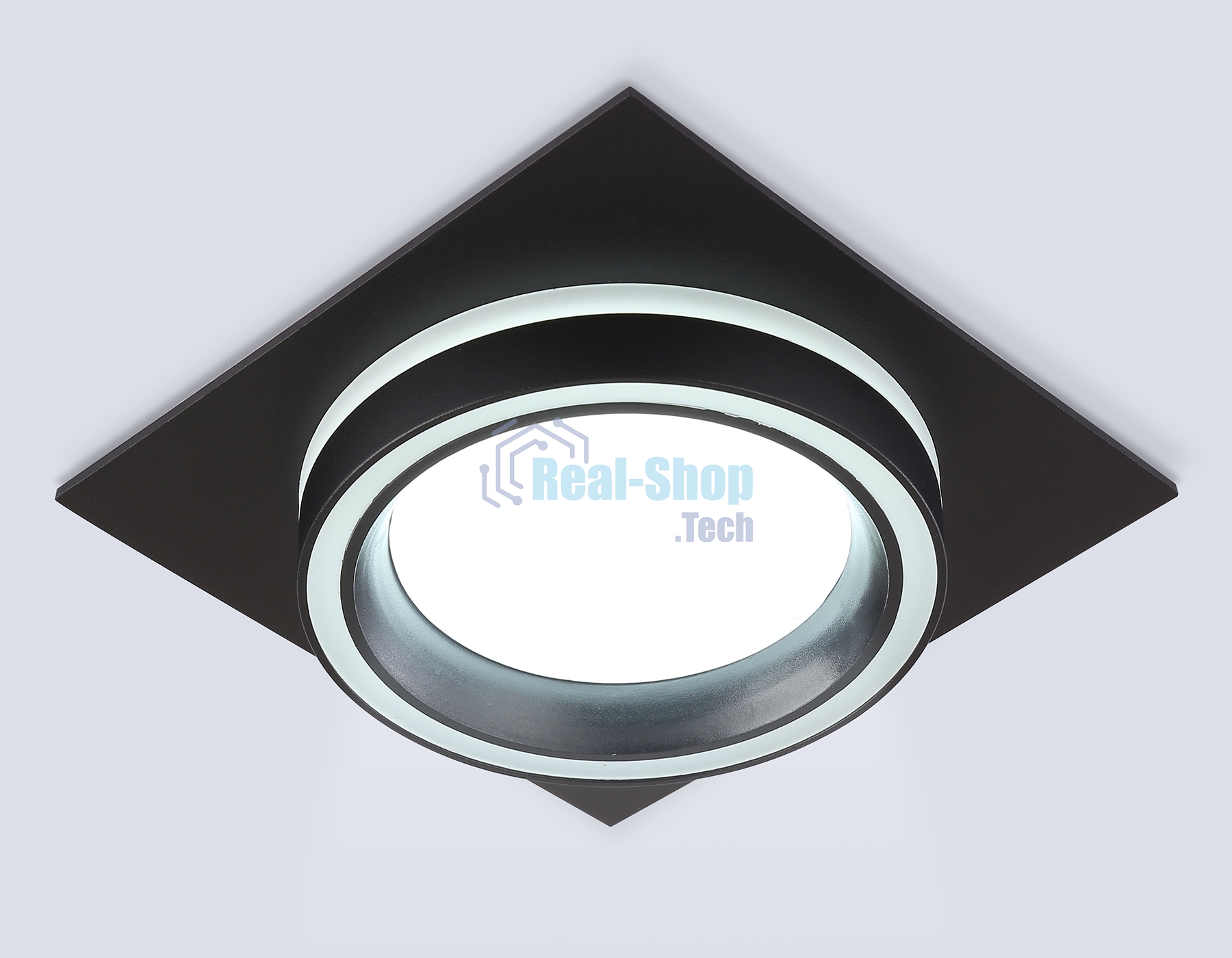 Светильник встраиваемый TU5230 BK черный IP20 GX70 D150*150*52