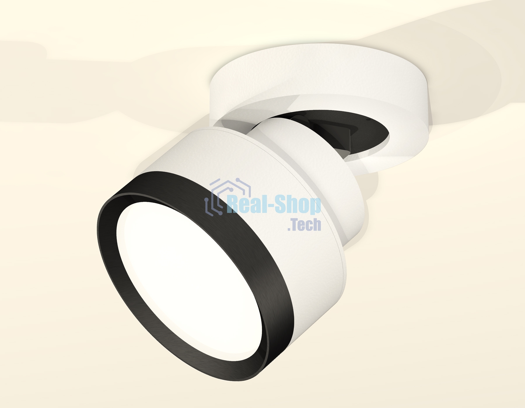 Светильник Ambrella Light XM8101002 SWH/PBK белый песок/черный полированный GX53 (A2228, A2105, C8101, N8113)