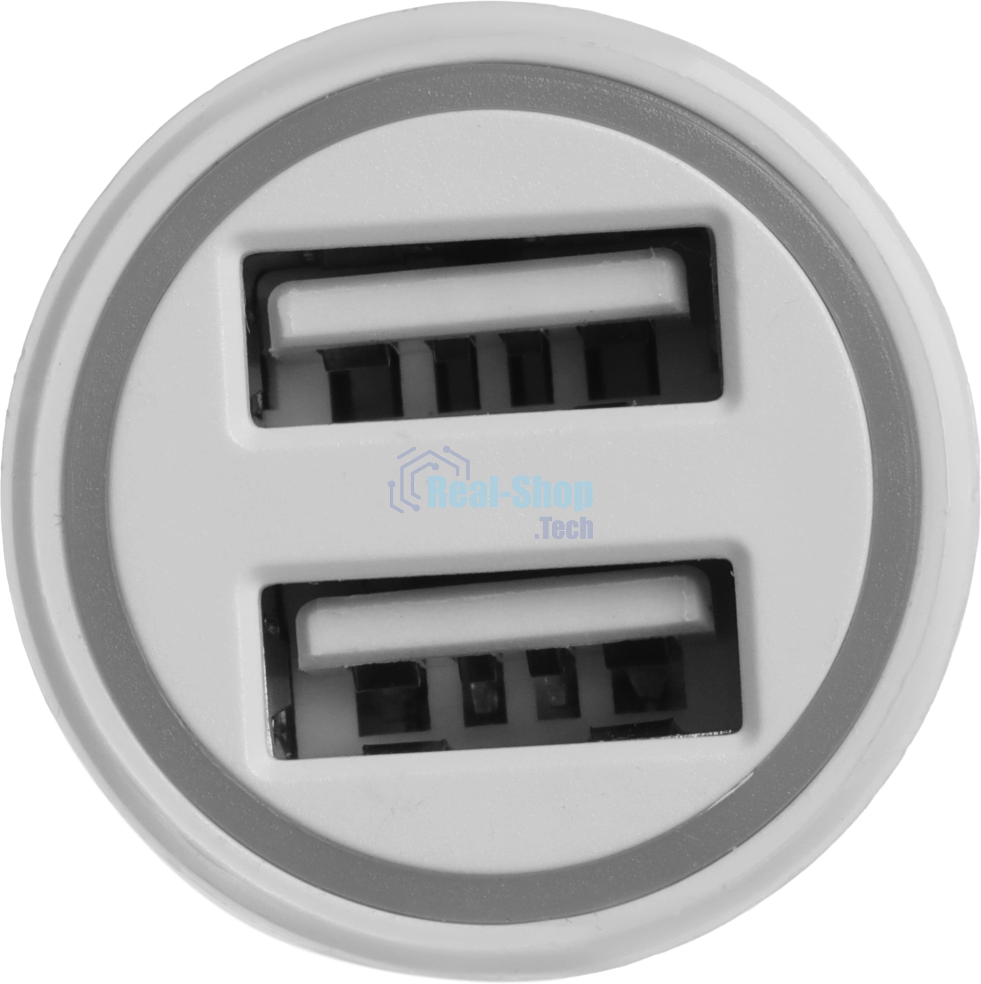 Автомобильное зар./устр. Digma DGC1С 12W 2.4A 2xUSB белый (DGC1C2LX22WH)