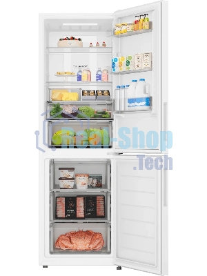 Холодильник Haier CEF530CWRG белый двухкамерный 207/91л морозилка снизу, No Frost