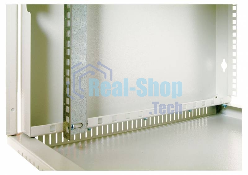 Шкаф настенный ЦМО ШРН-Э-12.500.1 12U 600x520 мм пер. дв. стал. лист несъемные бок. пан. серый