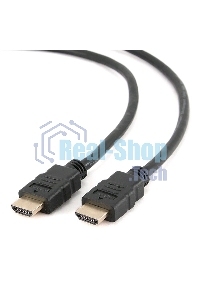 Кабель Cablexpert HDMI CC-HDMI4-15, 19M/19M, v2.0, медь, позол.разъемы, экран, 4.5м, черный, пакет