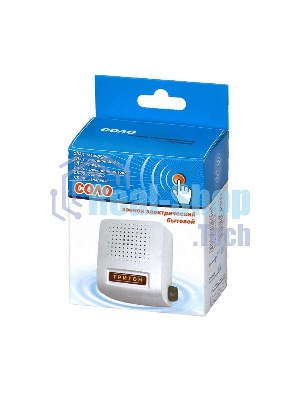 Звонок дверной проводной Соло соловей 220В 80-90дБА бел. Тритон СЛ-05