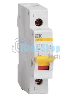Выключатель нагрузки (мини-рубильник) Iek MNV10-1-020 ВН-32 1Р 20А ИЭК