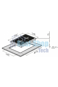 Газовая варочная панель Maunfeld EGHG.32.2CW/G