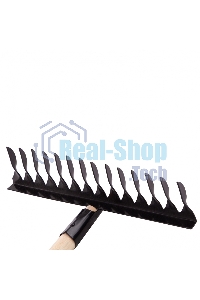 Грабли Сибртех 14-зубые, 350мм, с черенком, витые