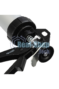 Пистолет для герметика Sparta 400мл ''закрытый'' алюминиевый корпус круглый шток 8 мм