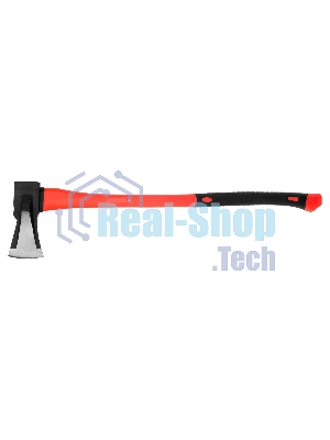 Топор-колун Matrix с клиновидным полотном 3000 г, фибергласовое обрезиненное топорище 900 мм