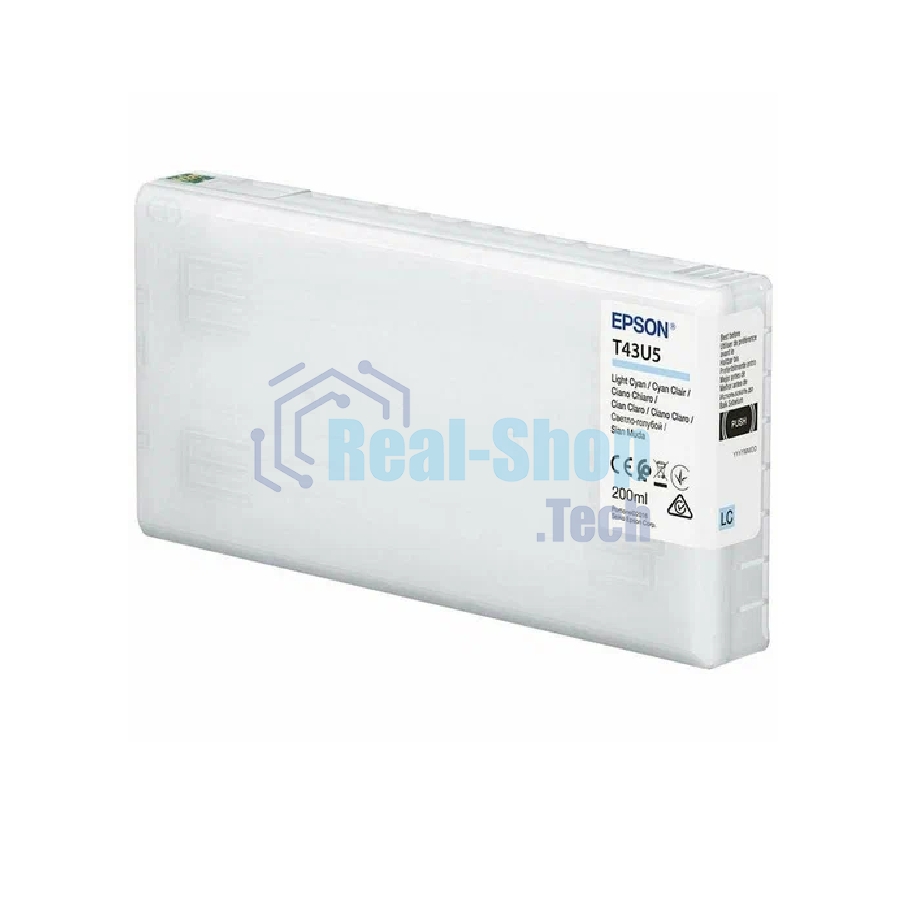 Картридж струйный Epson T43U (C13T43U540) светло-голубой (200 мл) для SureLab SL-D800