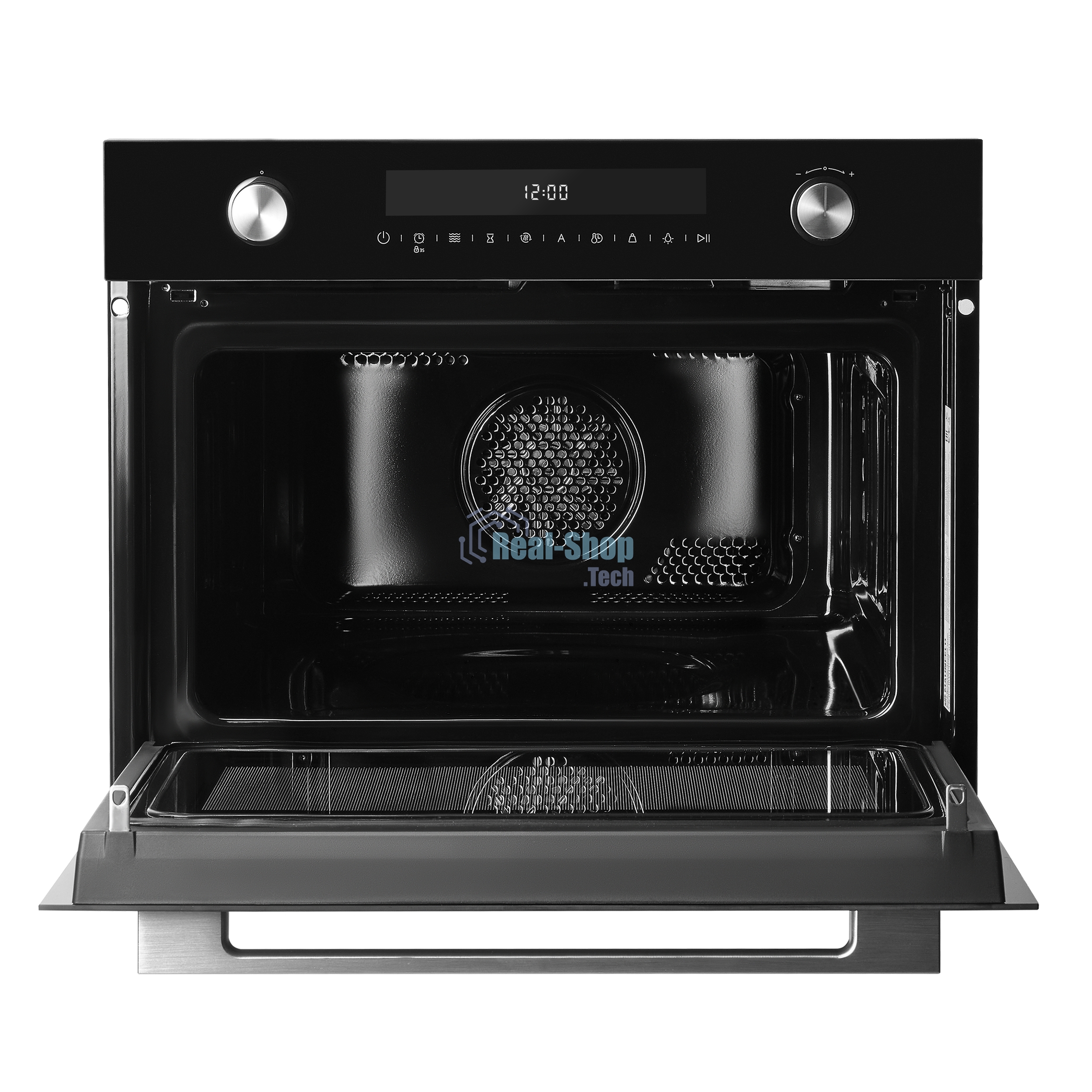 Компактный духовой шкаф с функцией СВЧ Maunfeld MCMO5015MFB